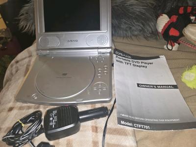 Craig CTFT701 Portable DVD Player
