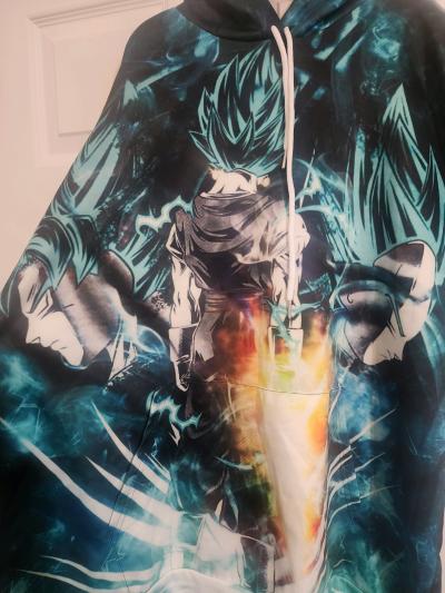 Super Saiyan Blue Hoodie Zise XXXL - Thumbnail 2