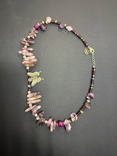 Real Amethyst Necklave