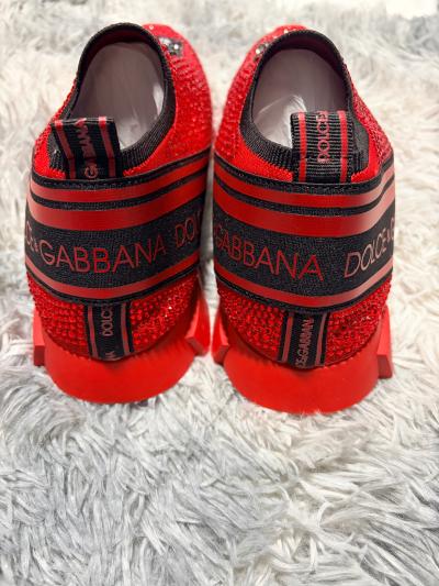 Red Dolce Gabbana Sneakers - Thumbnail 4