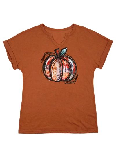 Burnt orange  terracotta rustFit Relaxed oversized dolman cu