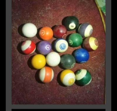 A Set of Pool Balls
