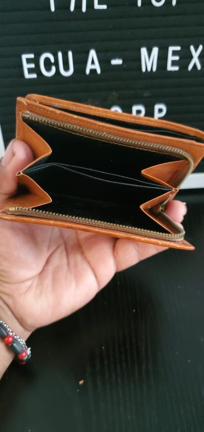 Vintage Singen Hohentwiel Leather Bifold Wallet - Thumbnail 3