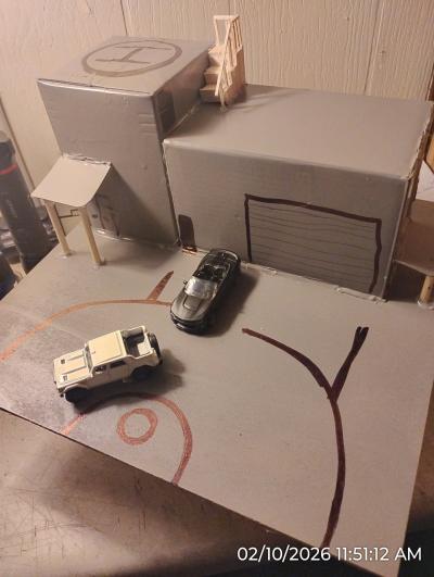 model toy home for matchbox cars