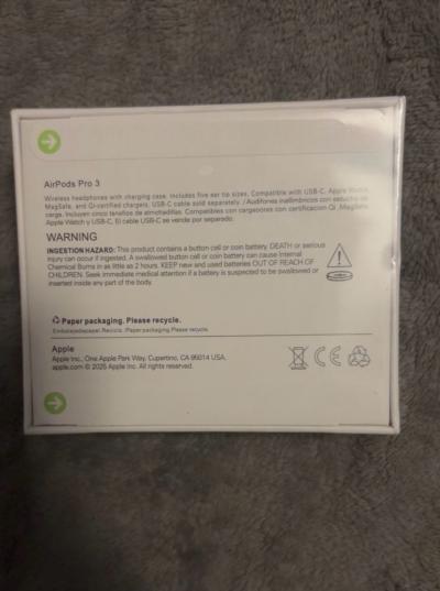 Apple AirPod Pro Gen 3 Sealed In The Box - Thumbnail 2