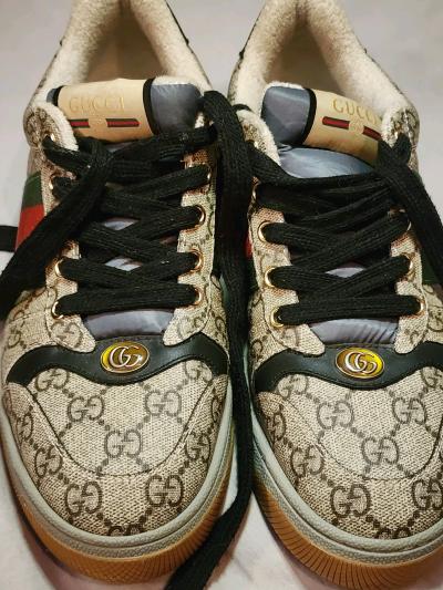 mens gg cross grain gucci shoes size 7
