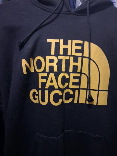 mens large Gucci x north face hoodie