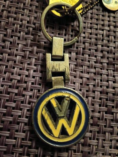 antique vintage Volkswagen keychain