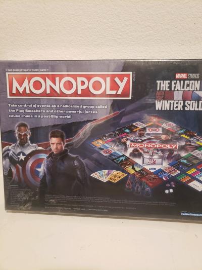 Monopoly board game marvel studios the falcan and Winter sol - Thumbnail 4