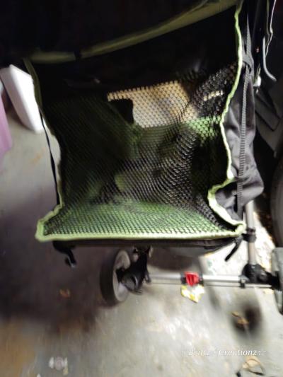 Lime green baby CIty Mini Stroller with add on organizer - Thumbnail 11