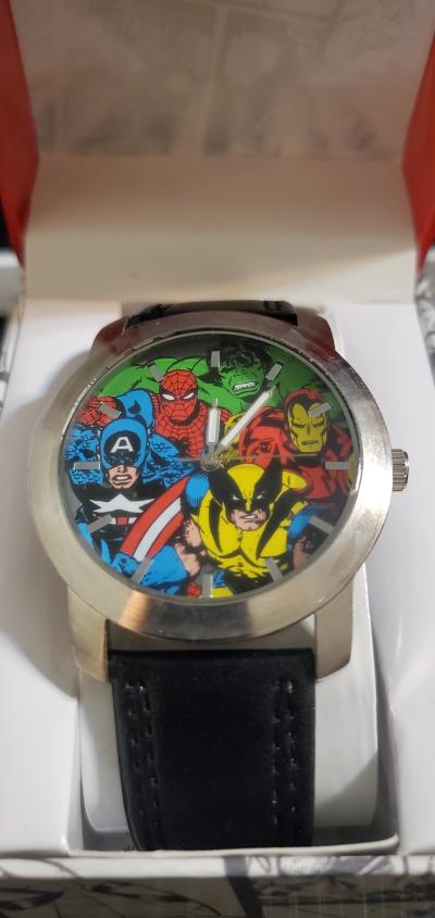 Marvel Comics Character Analog Watch run out battery - Thumbnail 2