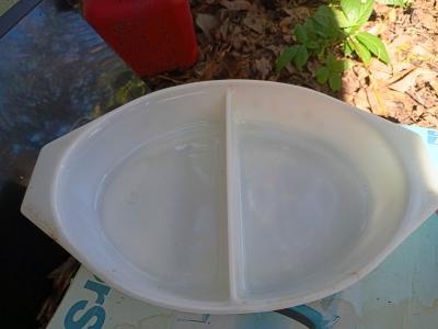 A  Glass Antique divided Dish - Thumbnail 3