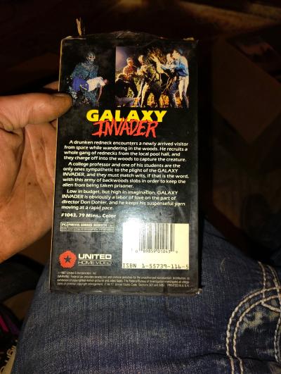 A super rare vhs tape Galaxy Invader1987 - Thumbnail 2