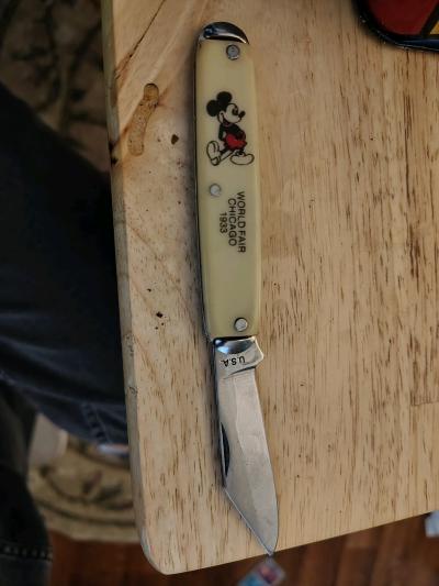 Mickey mouse vintage knife from 1933 - Thumbnail 2