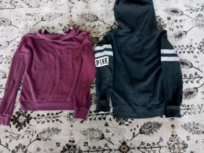 Bundle of 2 Victorias Secret PINK Pullover Sweatshirt Hoodie - Thumbnail 5