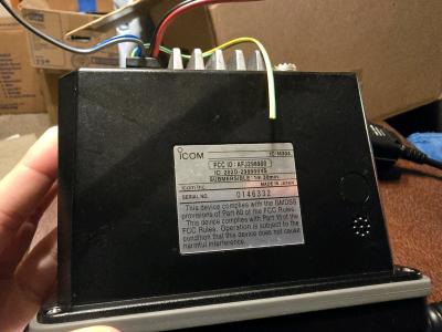 Icom ICM304 Marine VHF RadioTransceiver w HM164B Mic  Workin - Thumbnail 5