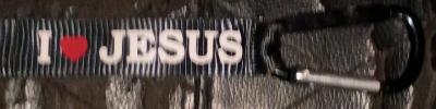 Keyring with I love Jesus