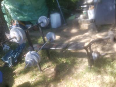 weight bench with weights - Thumbnail 2
