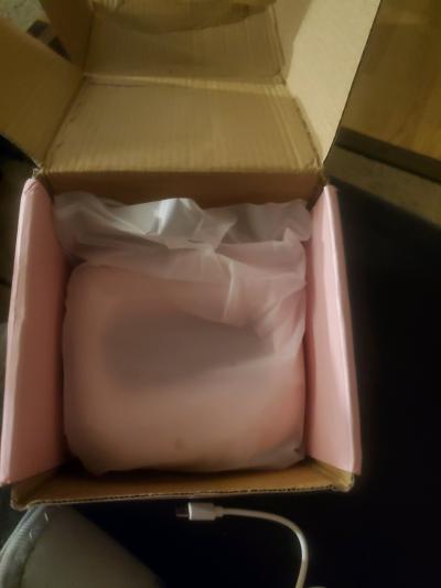 Pink fascial ring massager with strap and charger - Thumbnail 3