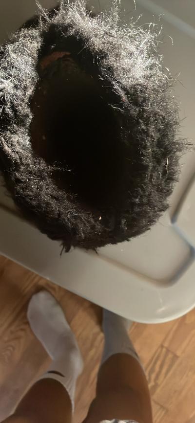 black fur boots