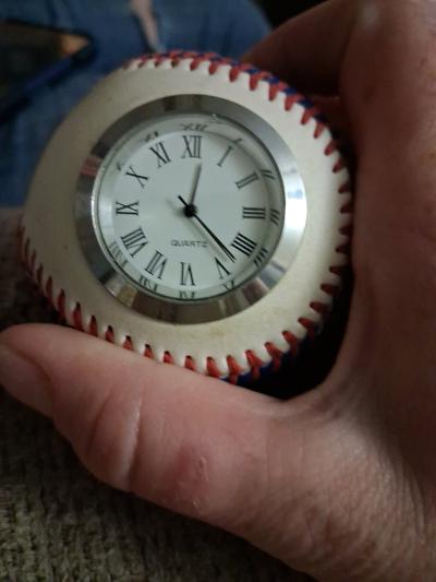 Chicago cubs baseball clock