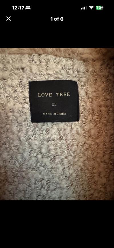 womens warm vest Womens Love Tree