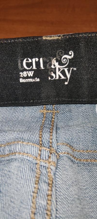 terra and sky women blue shorts