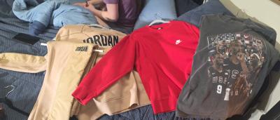 Jordan sweat suit  Nike sweat shirt Kobe tee