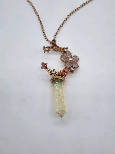 pink costume jewelry set for kids - Thumbnail 3