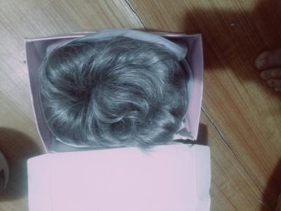 Paula young grey wig 80s style