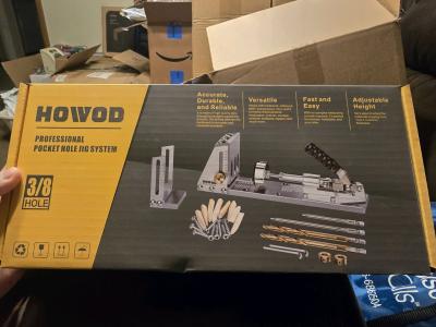 Brand New HOWOD HeavyDuty MetalPocket Hole Jig System