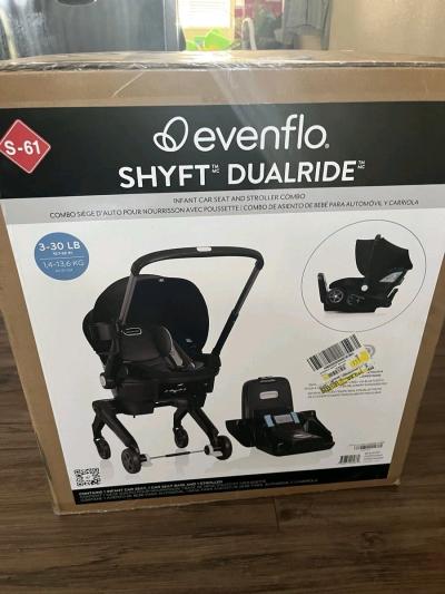 Evenflo Shyft DualRide Infant Seat and Stroller Combo - Thumbnail 3