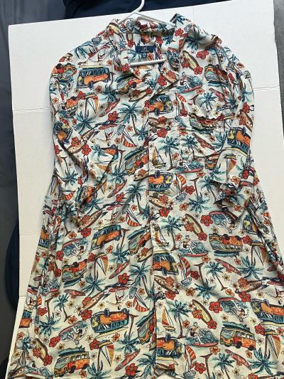 Mens Hawaiian Aloha Shirt Bundle  Lot of 3 - Thumbnail 3