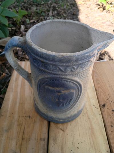 A  Nice Vintage Blue  and  White  Vase - Thumbnail 3