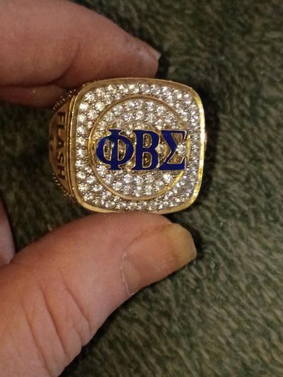 Vintage Phi Beta Sigma  925 Sterling Silver Fraternity Ring