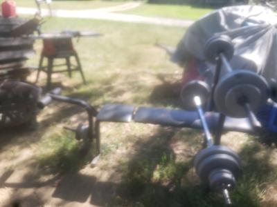 weight bench with weights - Thumbnail 4