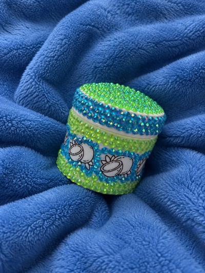 hand bedazzled empty lip gloss container
