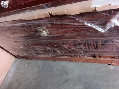 Antique Hand carved Chinese camphor trunk