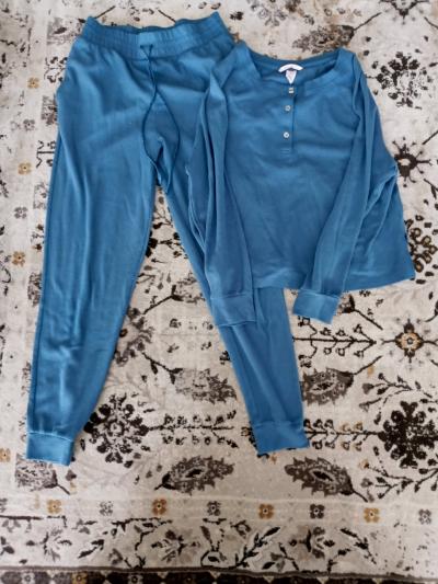 Victoria Secret Intimates Sleepwear Waffle Henley XS set - Thumbnail 2