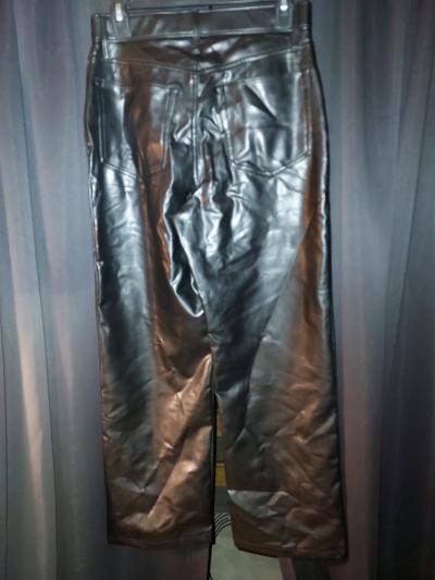 Ambercrombie and Fitch Black Faux Leather Pants Size 6s - Thumbnail 2