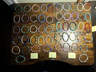 A Variety Of Handmade Beaded Bracelets - Thumbnail 2
