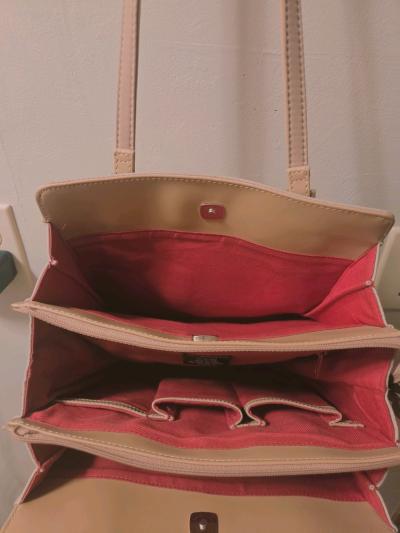 Liz Claiborne tan and beige shoulder bag - Thumbnail 5