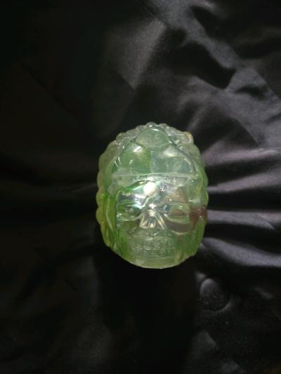 Resin Lion with skull in mouth