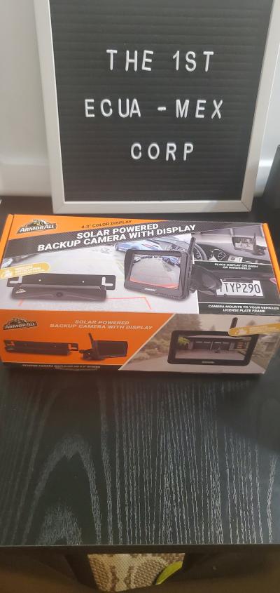 Armor All Solar Powered Backup Camera with Display