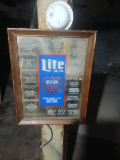 NFL SUPER BOWL XXV LITE BEER TAMPA STADIUM FLORIDA