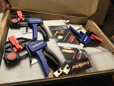 WORKPRO 6Piece QuickRelease Bar Clamp Set  Brand New - Thumbnail 3