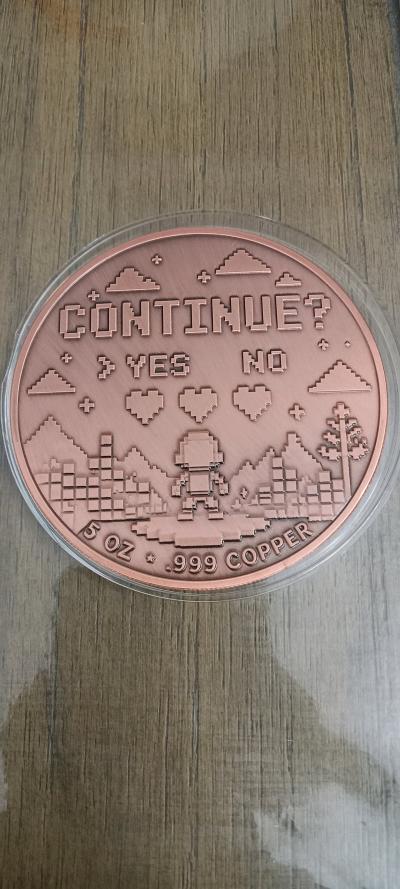 5 Oz Copper Round 90s Gaming Nintendo - Thumbnail 3