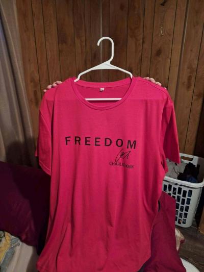 Charlie Kirk shirt size 2X