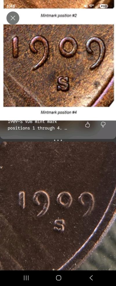 1909 vdb s wheat - Thumbnail 6