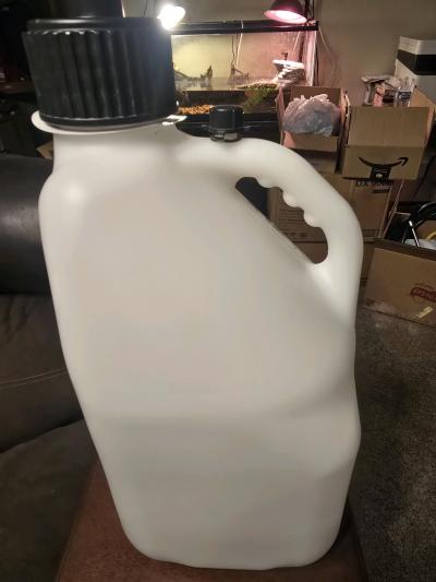 Brand New 55 Gallon MultiPurpose Utility Jug White - Thumbnail 3